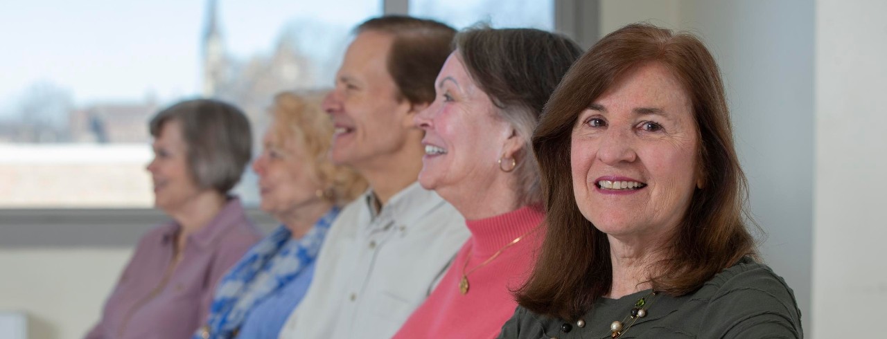 UC OLLI Classroom students photographed in different groups and classroom at Victory Parkway. Shots UC/Joseph Fuqua II